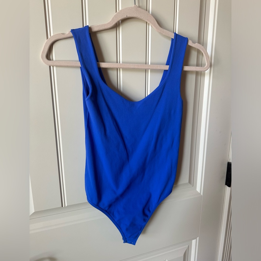 Free People Royal Blue Bodysuit